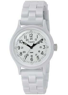 Timex Original Camper TW2V19900 JDM Classic Tile Collection White 35mm Quartz