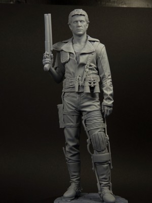 Resin Figur. MAX. MAD MAX. 1/8. 3D gedruckt.