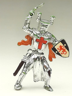 Ü EI Ritter mit Streitaxt und Schild 1978 100% Original Fererro Highlight