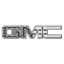 07-17 GMC Sierra Yukon BW CLASSIC AMERICAN FLAG Front Grill Emblem Overlay Decal
