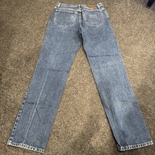 Vintage Lee Jeans Men's Size 32x34 Blue Denim Regular Fit See Actual Size In Pic