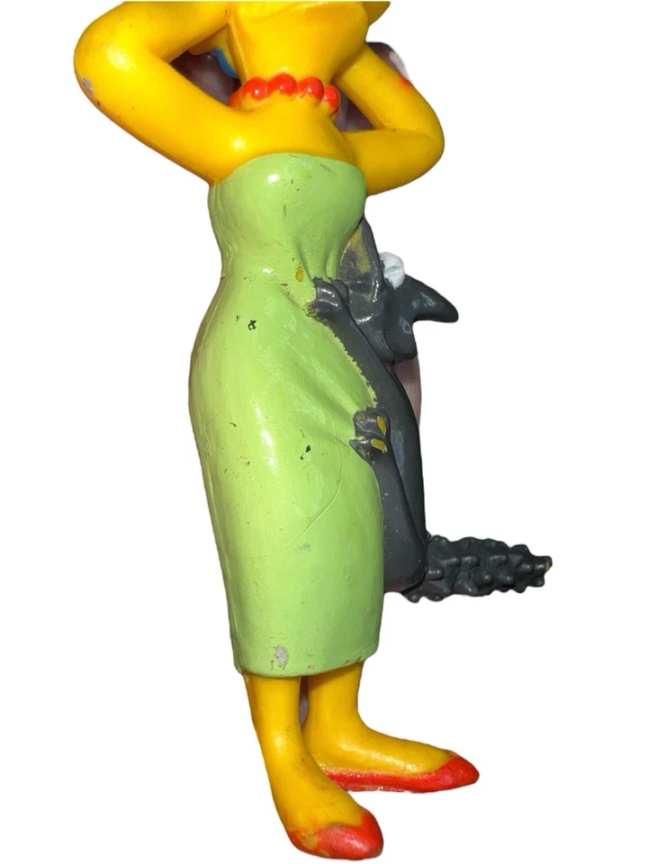 Lote De Figuras PVC De Colección Los Simpson Marge Lisa Abuelo Vampiro Burger King Coleccionable Foto 4 de 4