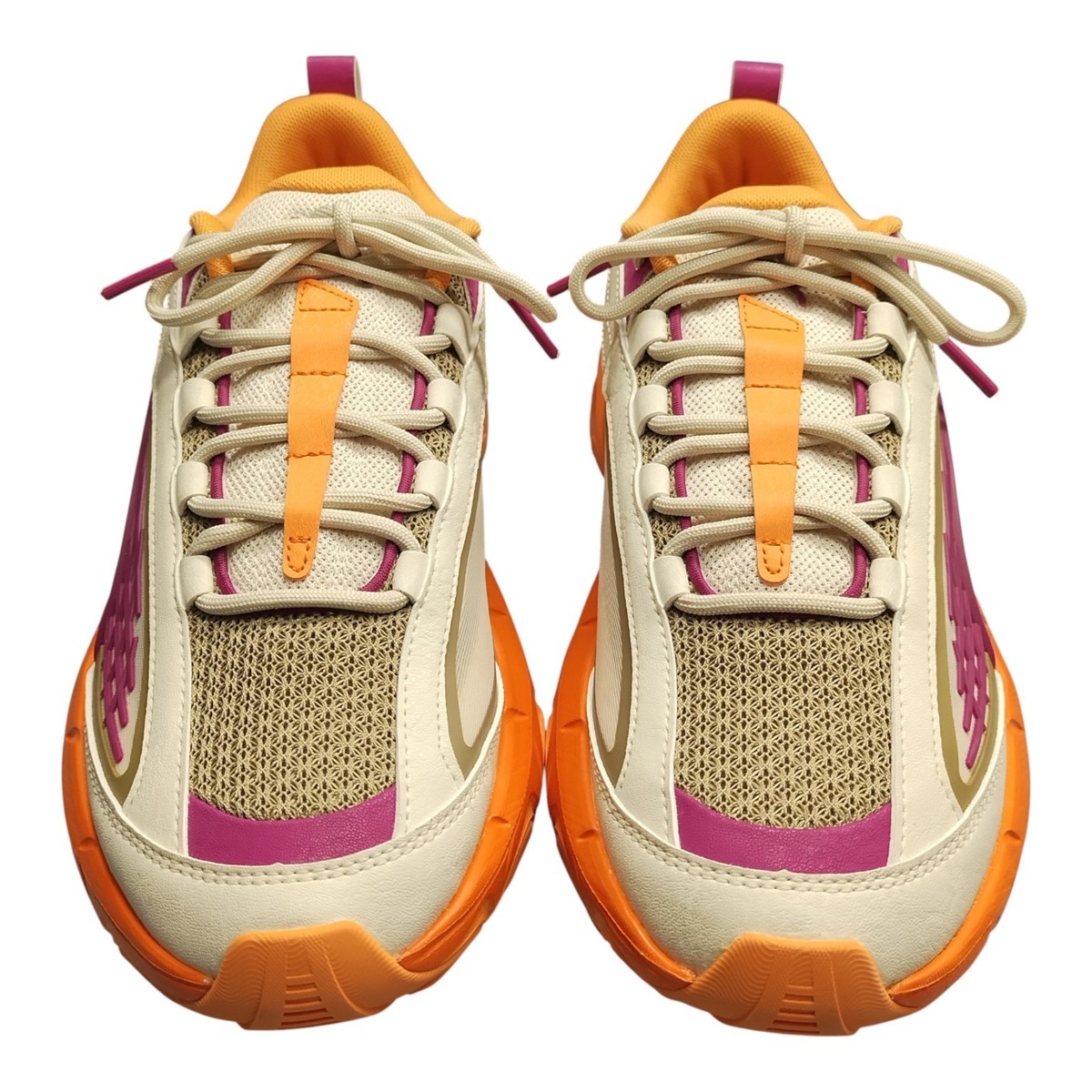 K477 PUMA エッセンシャルキャディバッグ オレンジ PUMA Carbon Dare To Sneakers Womens US Size 9.5 Multi Low Top Lace