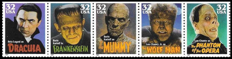 Silver Screen Movie Monsters #3168-3172