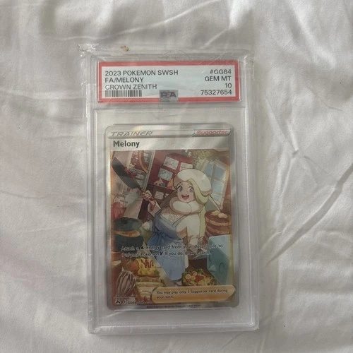 2023 Pokémon Sword & Shield Crown Zenith Full Art Melony #GG64 PSA 10