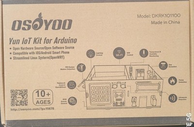 OSOYOO Smart Home IoT Learning Kit;Arduino Wooden House Model, DIY IoT Program