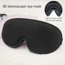 Breathable Memory Foam Sleep Mask Soft Night Masks with Adjustable Elastic Strap