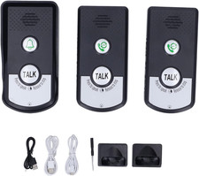 Intercoms Wireless for Home, 1500 Meters 2 Charging Methods Wireless Intercom Sy