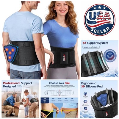 Multi-Functional Lumbar Support Belt for Daily Activities - Pain Relief L/XL
