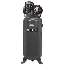 Klutch 60-gallon Single-stage Vertical Air Compressor, 3.7 Hp, 230 Volts