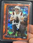Drake Maye 2025 Topps Chrome Sapphire #207 Orange Refractor #/25 Patriots 🔥