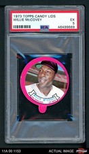 1973 Topps Candy Lids Willie McCovey Giants HOF PSA 5 - EX