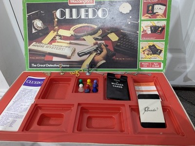 Vintage Cluedo Der große Detektiv Brettspiel von Waddingtons