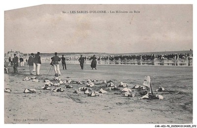 CAR-AESP8-0426-85 - Les Sables-D'Olonne - Die Soldaten Im Bad