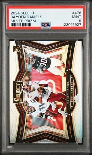 2024 Panini Select - Field Level Jayden Daniels #476 Silver Prizm (RC)