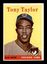 1958 Topps #411 Tony Taylor RC EX+ X2697679