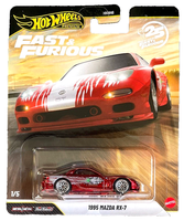 Hot Wheels 1995 Mazda RX7 1/5 Fast Furious 2026 1:64 Modellauto Spielzeug Jdm Jp