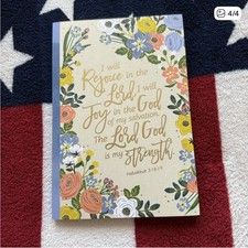 Floral Inspirational Bible Verse Notebook