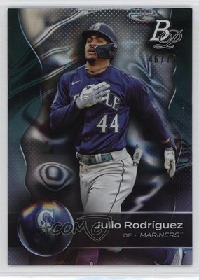 2023 Bowman Platinum Bar Foil 46/75 Julio Rodriguez Rodríguez #25 02l6