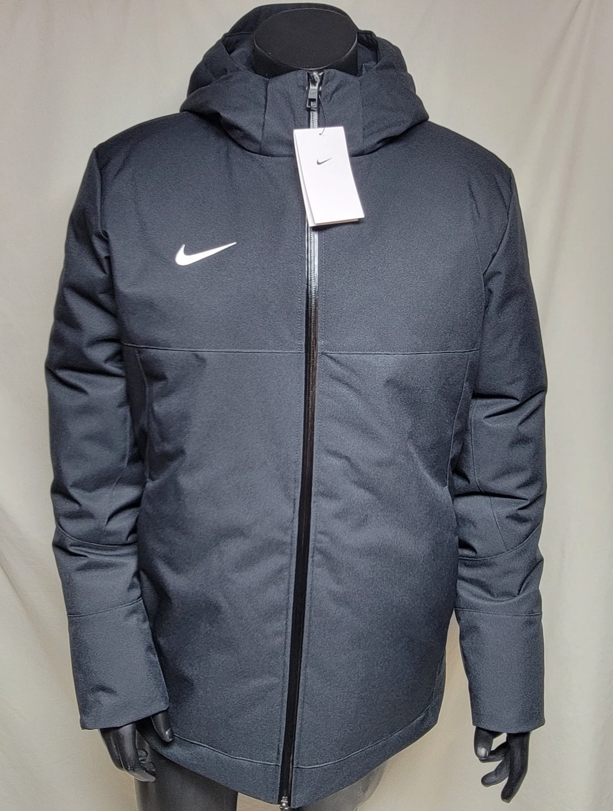 Nike 550 Duck Down Parka Winter Jacket Men Size Medium #DJ6526-010 Black image 1