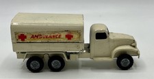 Camion GMC Ambulance bachée - FJ France Jouets - 1960s - BE