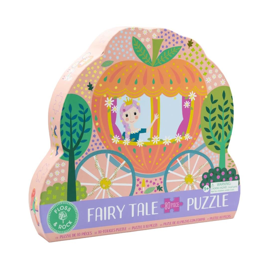 Childrens Jigsaw Puzzle Princess Carriage Fairy 80PCS Kids Girls Birthday Gift