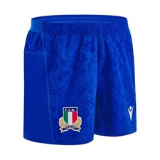 RUGBY WŁOCHY – MATCH SHORTS SPODNIE HOME - MACRON - Sezon 2024/25