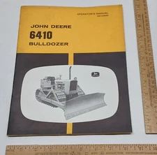 OPERATOR'S MANUAL - John Deere 6410 BULLDOZER - OM-U40022 - listing #4411