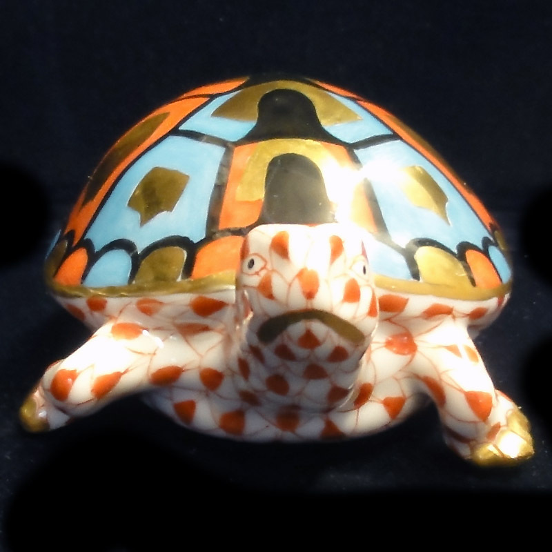 Rust Turtle Set TURTLE by Herend Rust Fishnet 4.5