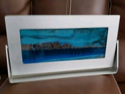 Exotic Sands Sand  Moving Sand Art By William Tabar, Metal Frame.