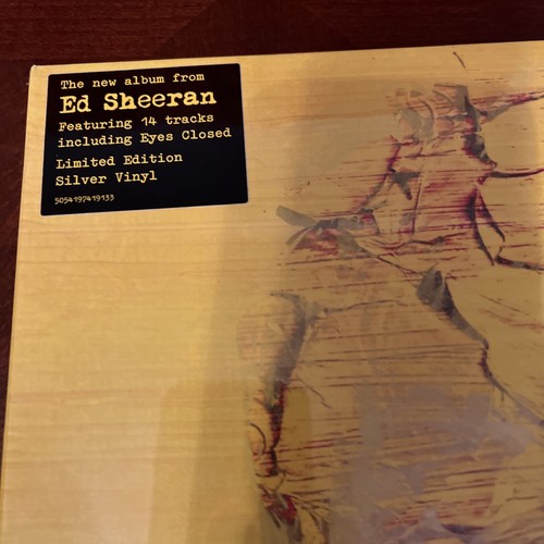 Ed Sheeran Subtract Record Ltd Edition Silver Colored Vinyl LP New Sealed - Picture 3 of 5
