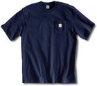 Carhartt Men’s Loose Fit Short-Sleeve Pocket T-Shirt Navy Sz. XL New K87-M