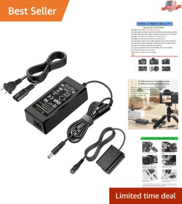 Gonine ZV-E10 Continuous Power Supply NP-FW50 Dummy Battery ACPW20 AC Adapter...