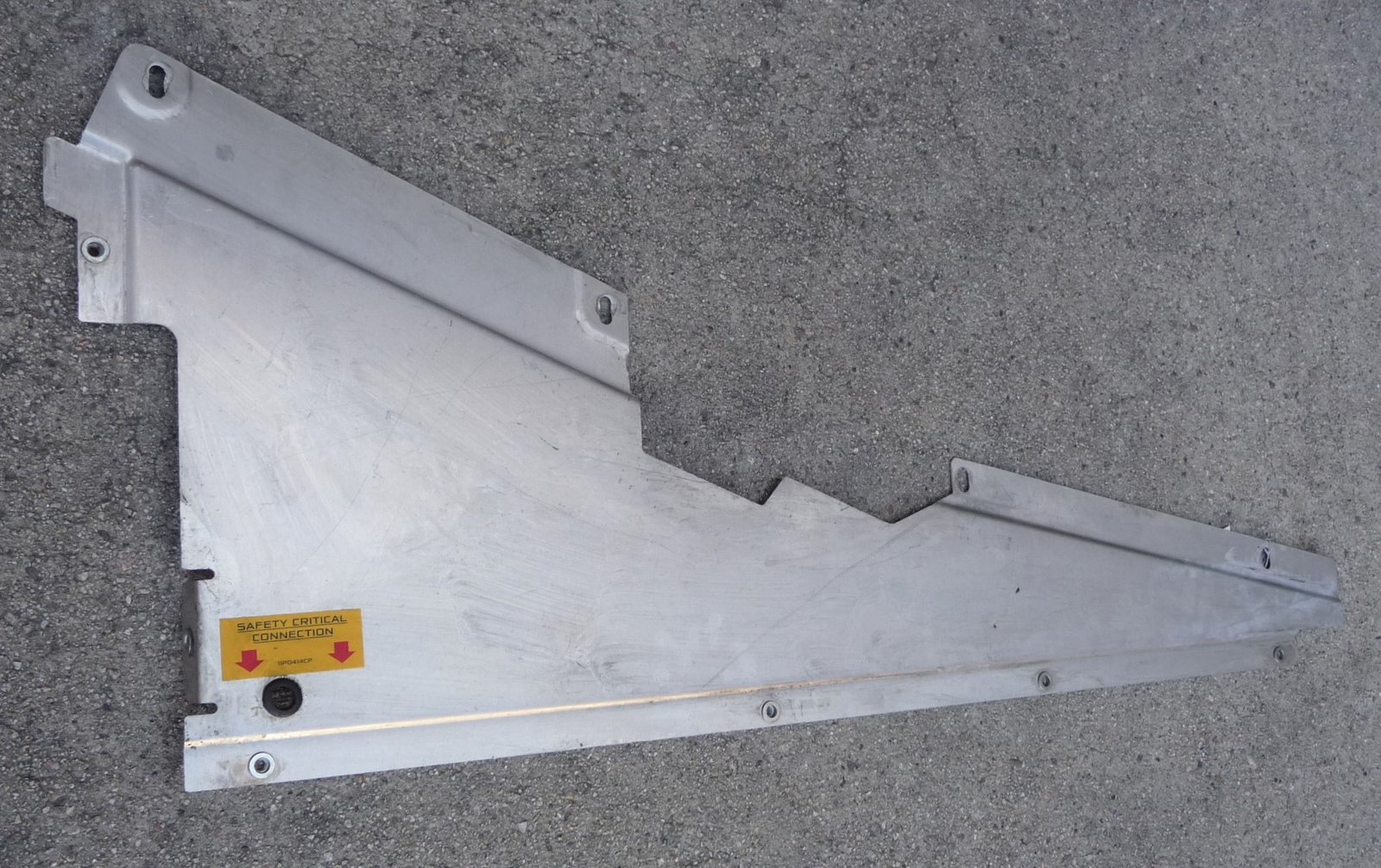 17-22 McLaren Coupe 720s Rear Right Under Carrige Shield Splash Guard Plate OEM
