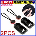 2PCS Red Quick Release Connector Camera Shoulder Strap With conversion buckle AU