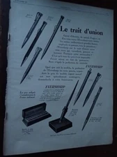 EVERSHARP mine pen holder hyphen advertising paper ILLUSTRATION 1927