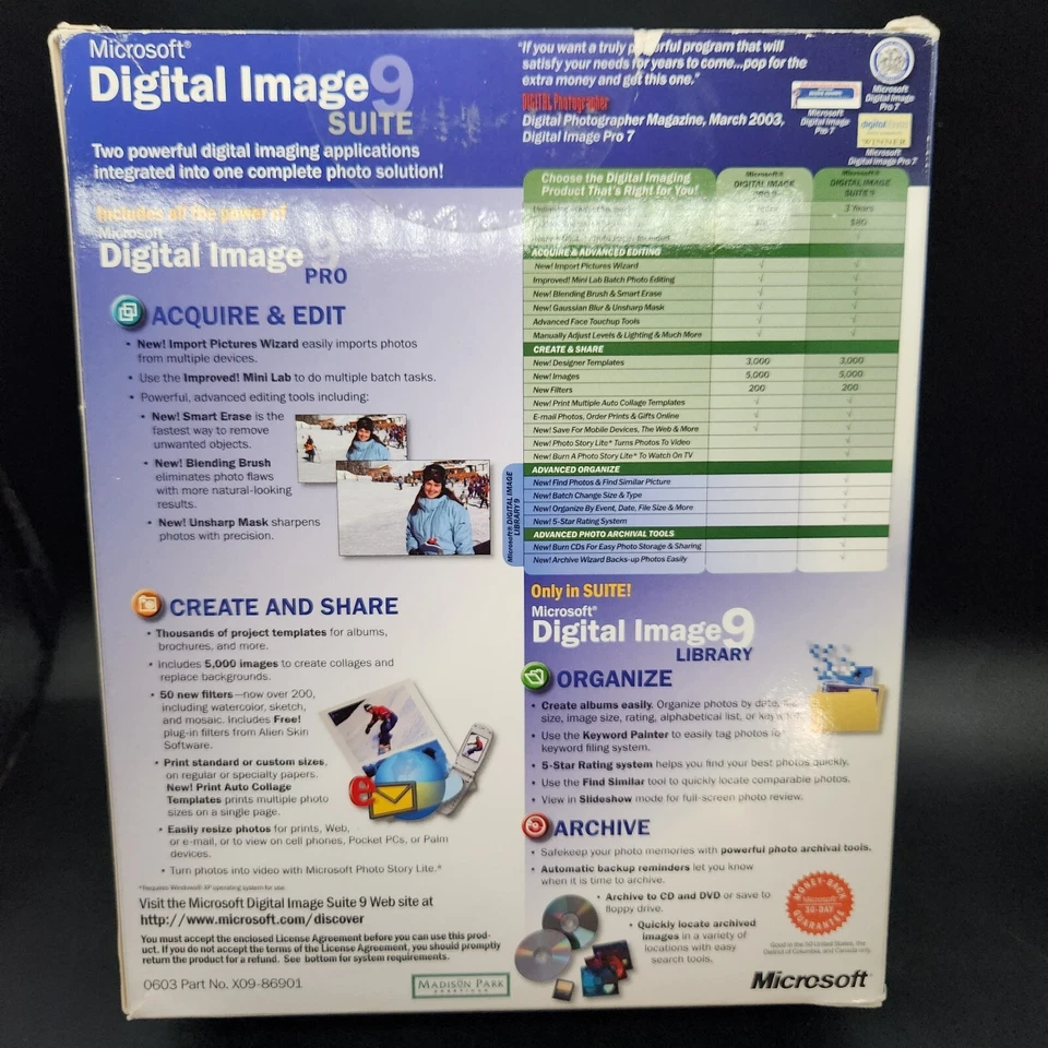 Microsoft Digital Image Suite 9 CD-ROM Manual And Disc 1 Only  - Image 2 of 4