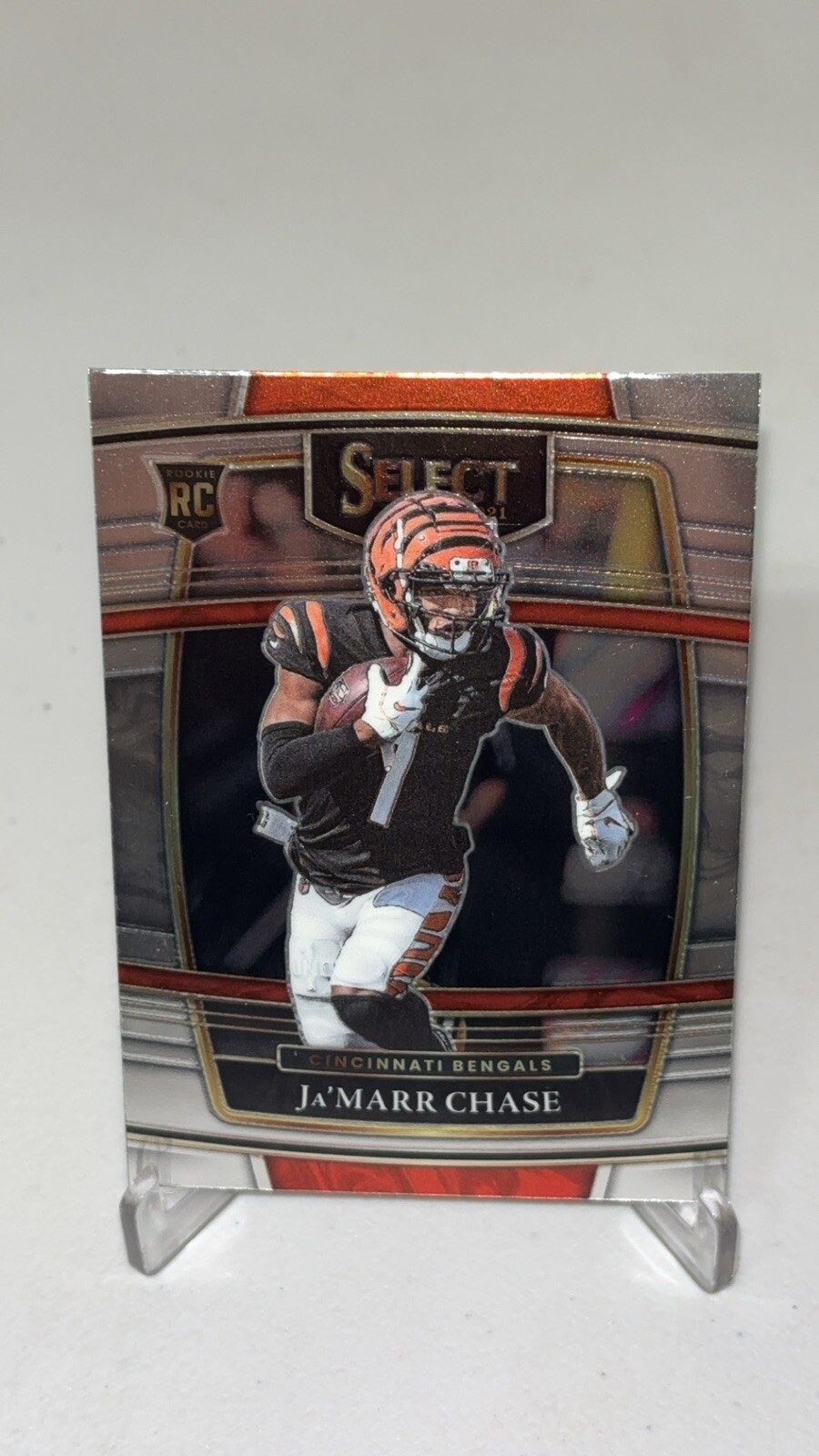 2021 Panini Select Ja'Marr Chase RC Rookie Base Concourse #47 Bengals