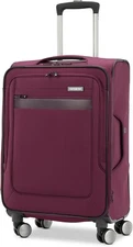 Samsonite Ascella 24" Softside Expandable Spinner Luggage Carry On Light Plum
