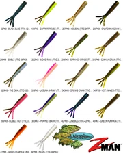 Z-MAN TRD Ticklerz 2.75 Inch Finesse NED Rig Bait (TTIC) Any 18 ElazTech Colors