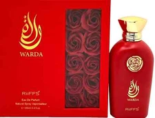 Warda by RiiFFS Eau de Parfum Spray for Women 3.4oz New Sealed Box