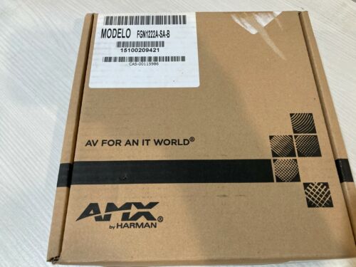 AMX NMX-DEC-N1222A Decoder FGN1222A-SA-B AMX Video over IP Decoder mit PoE AES67 - Bild 6 von 6