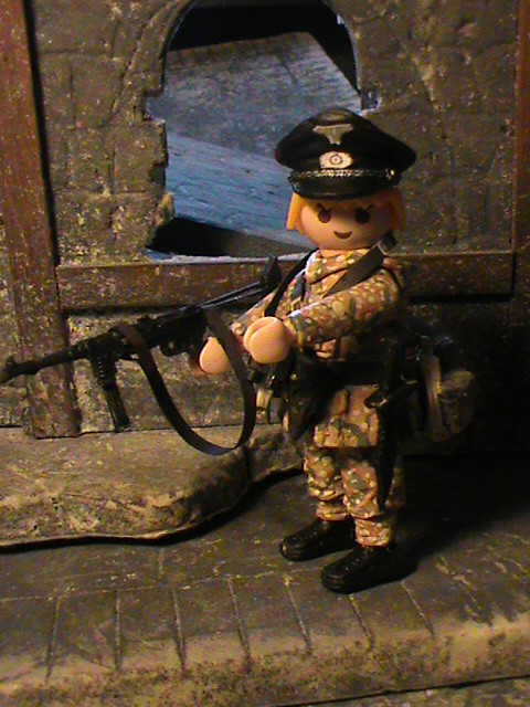 Playmobil Custom Officiel Wafen Green Division (Europe-1944) Ref-0601 Bis