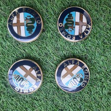 4X Original Alfa Romeo Felgendeckel Nabendeckel Nabenkappen C403 SPM