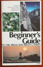 NIKON BEGINNER'S GUIDE TO THE SLR CAMERA, 48 PAGES, 1978/157259