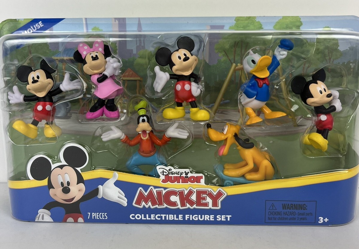 Yutaka ディズニー ムービーフレンズ フィギュア 7種セット Disney Junior Mickey Mouse & Friends Collectible 7 Figure Set, NIB