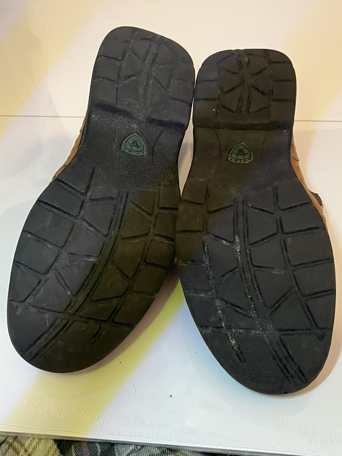 ARIAT Faux Ostrich Performance Slip-On Roper Shoe… - image 11