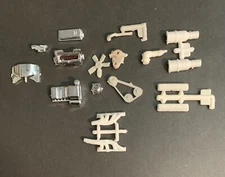 63 Corvette FUEL INJECTION SET MORE 151 2010 AMT Model Car Parts COMBINE PARTS