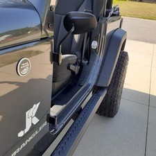 For Jeep 97-17 Wrangler Jk Jku Cj Tj Yj Door Lr Side Hinge Mirrors For Jeep 97-17 Wrangler Jk Jku Cj Tj Yj Door Lr Side Hinge Mirrors