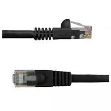 15 Ft. Cat6 Snagless Unshielded UTP Network Patch Cable, Black Free Shipping N